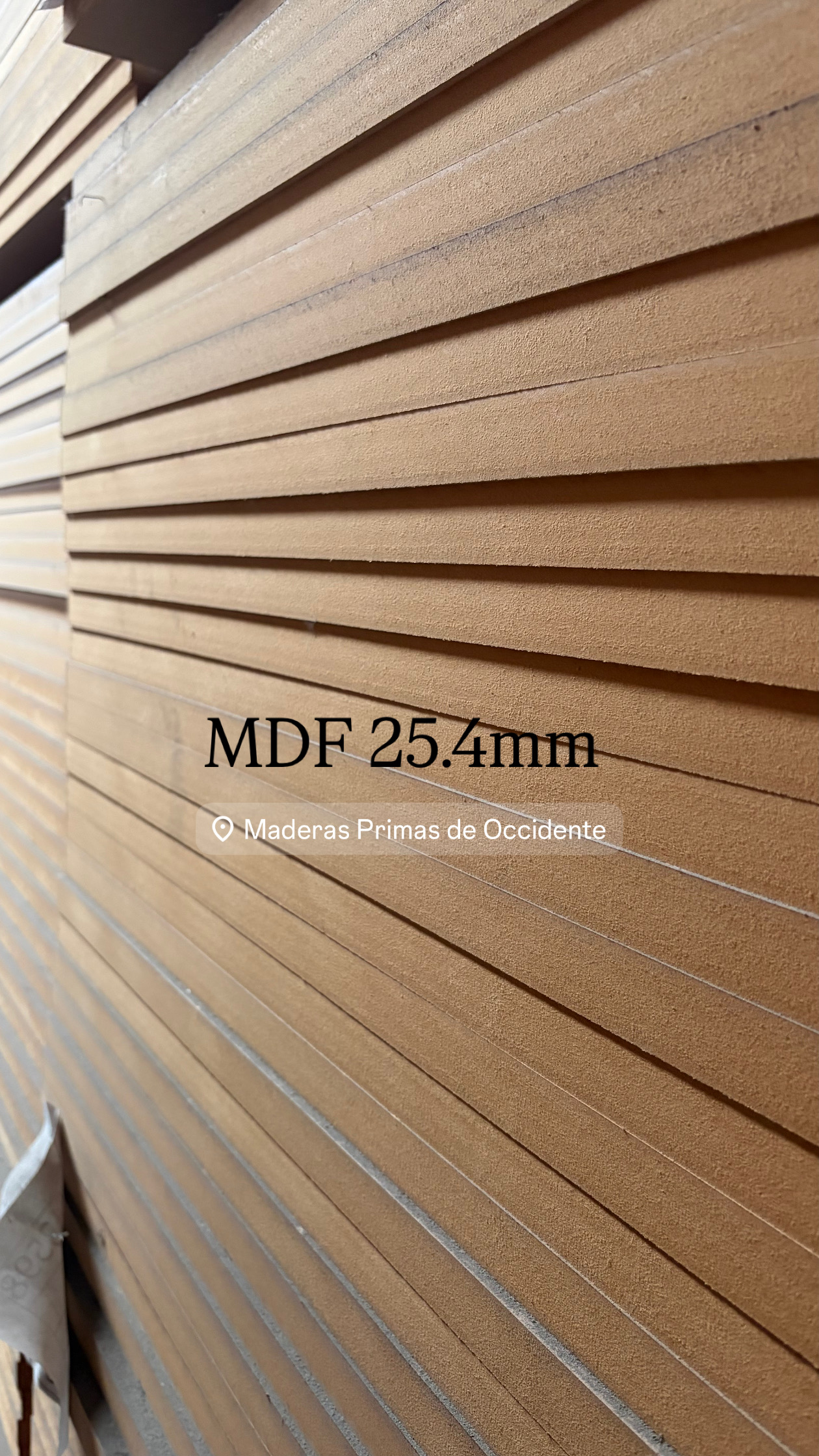 MDF 25.4mm