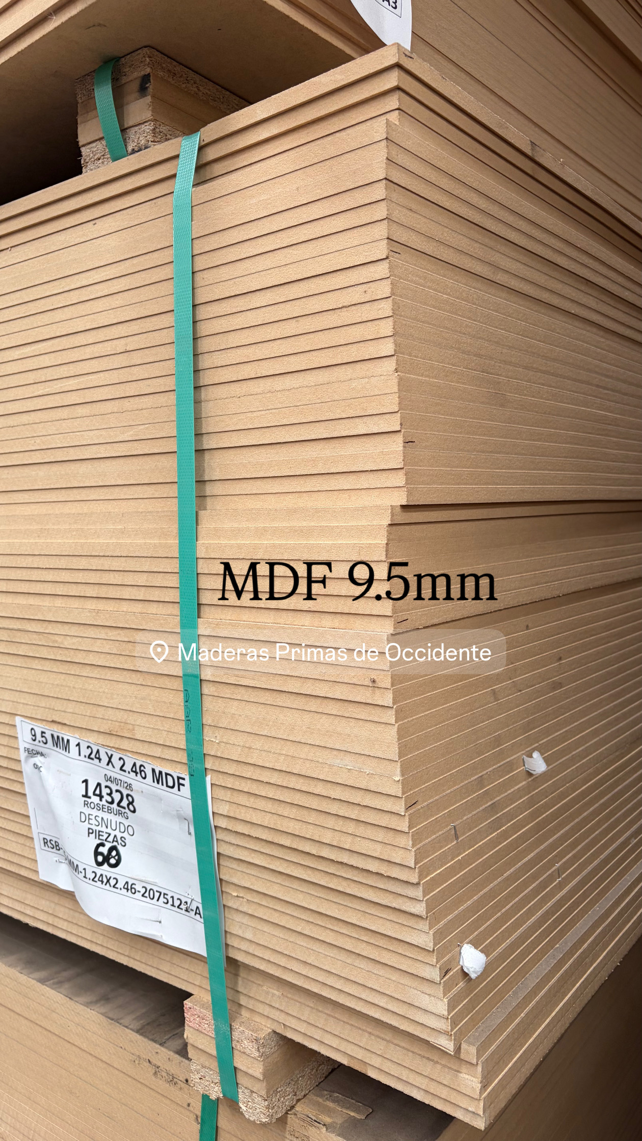 MDF 9.5mm